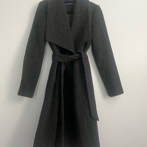 Cole Haan Charcoal Wool Coat